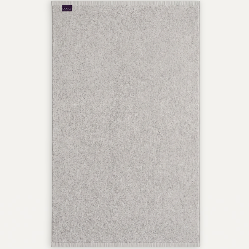 Handdoek zero-twist katoen 100x180 cm | Zilvergrijs
