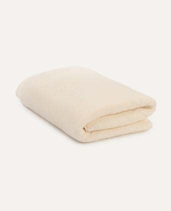 Handdoek zero-twist katoen 70x140 cm | Cream