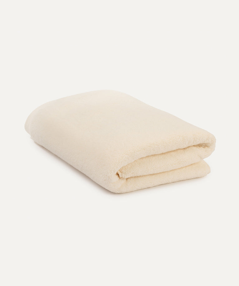 Handdoek zero-twist katoen 70x140 cm | Cream