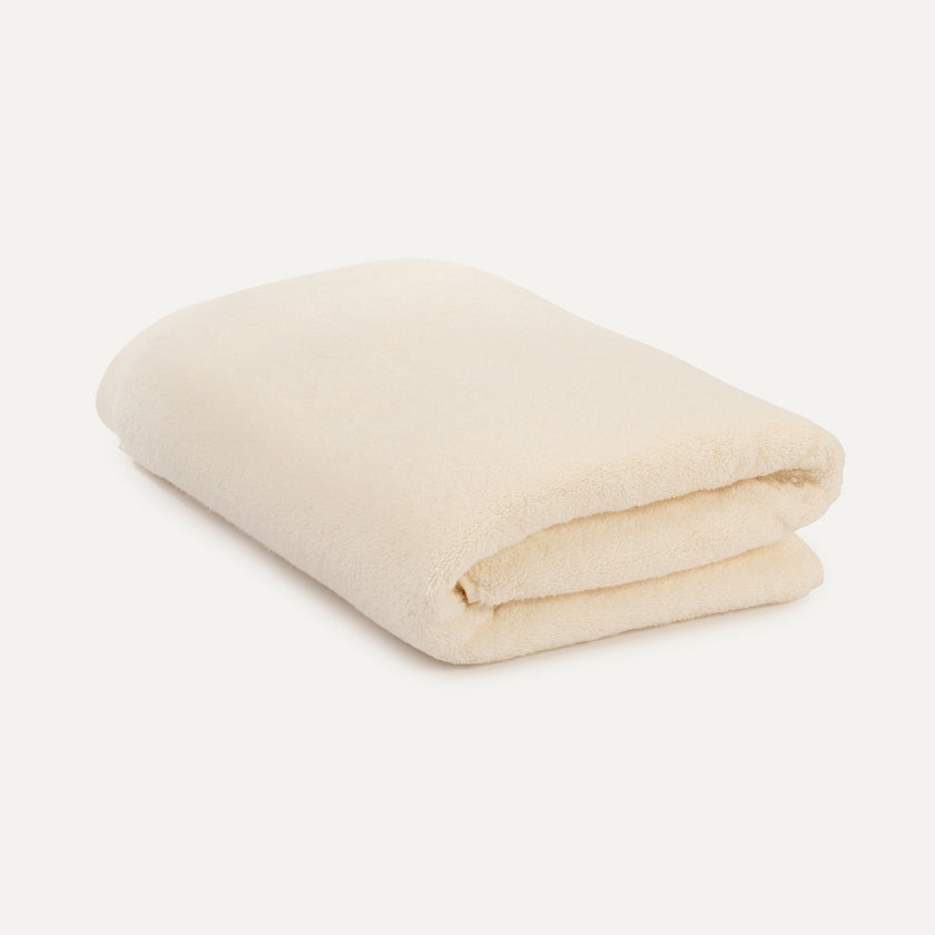 Handdoek zero-twist katoen 70x140 cm | Cream