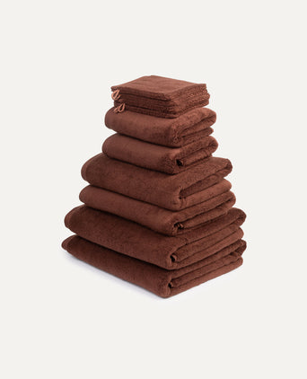 Handdoekset Spa Compleet (10 st.) | Chestnut