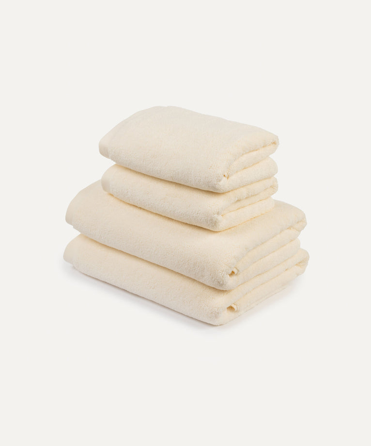 Handdoekset Essential (4 st.) | Cream