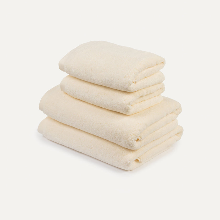 Handdoekset Essential (4 st.) | Cream