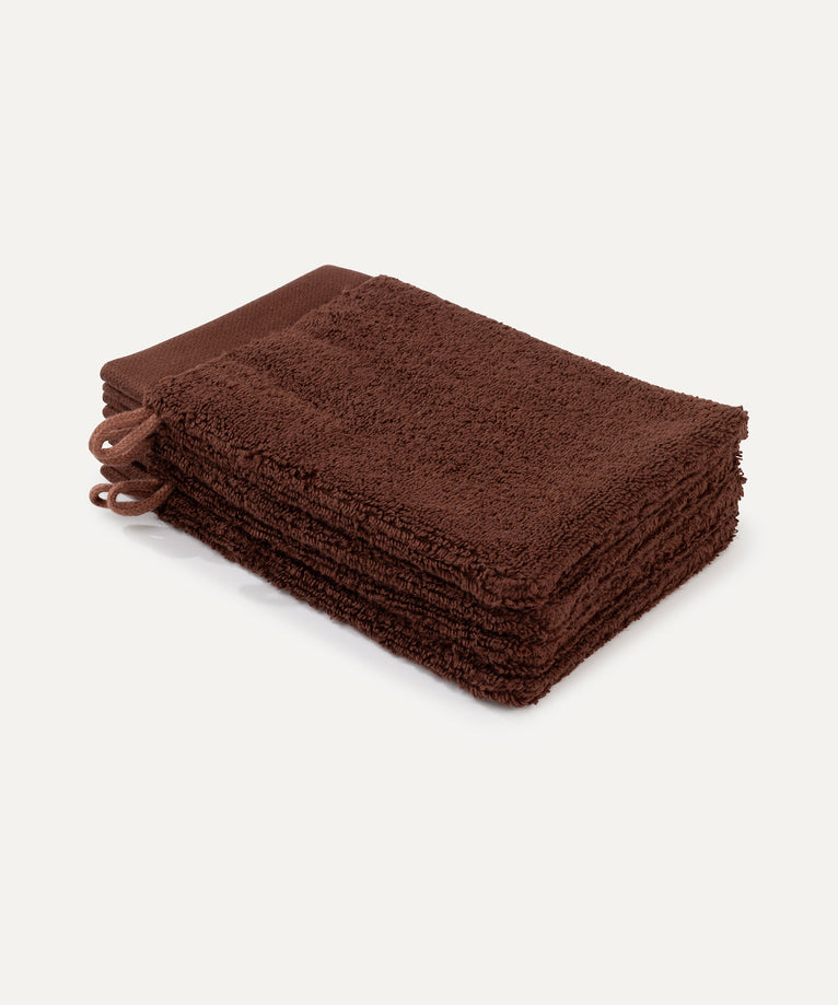 Washandje Chestnut 16x21 cm | 4 stuks