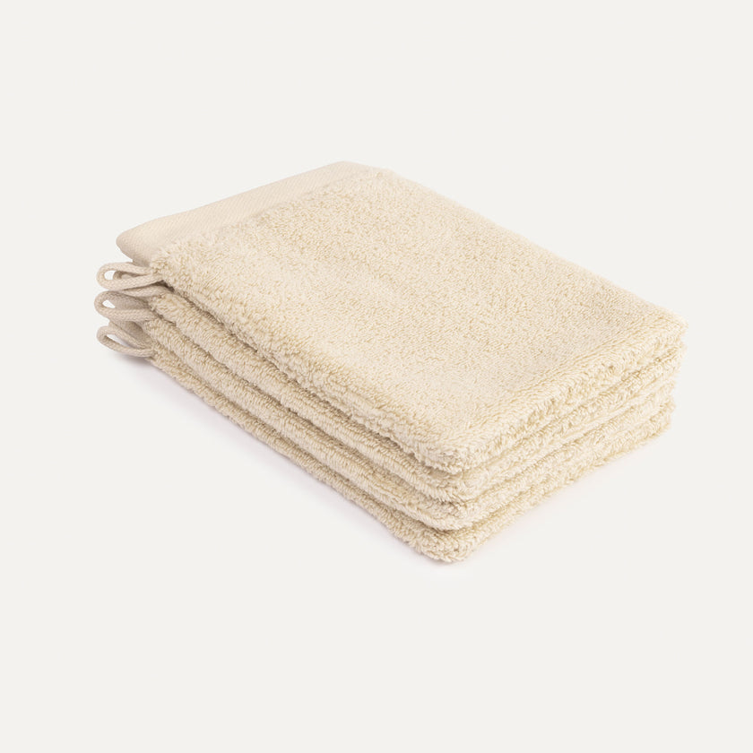 Washandje Cream 16x21 cm | 4 stuks