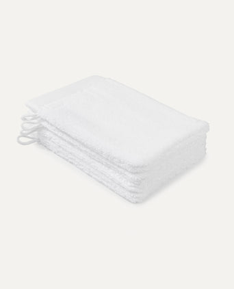 Washandje Wit 16x21 cm | 4 stuks