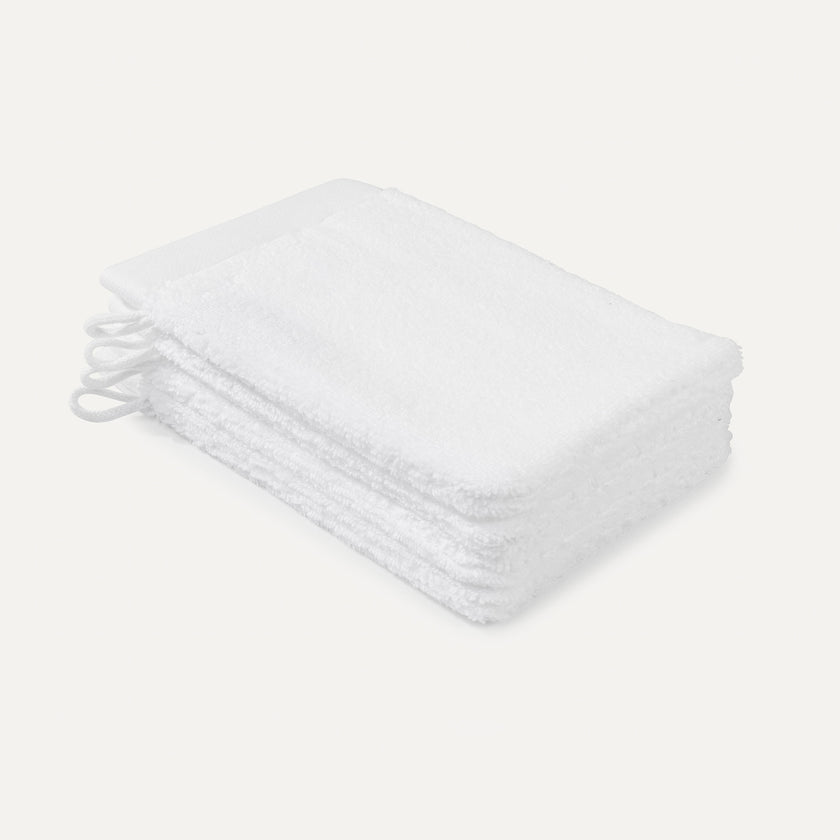 Washandje Wit 16x21 cm | 4 stuks