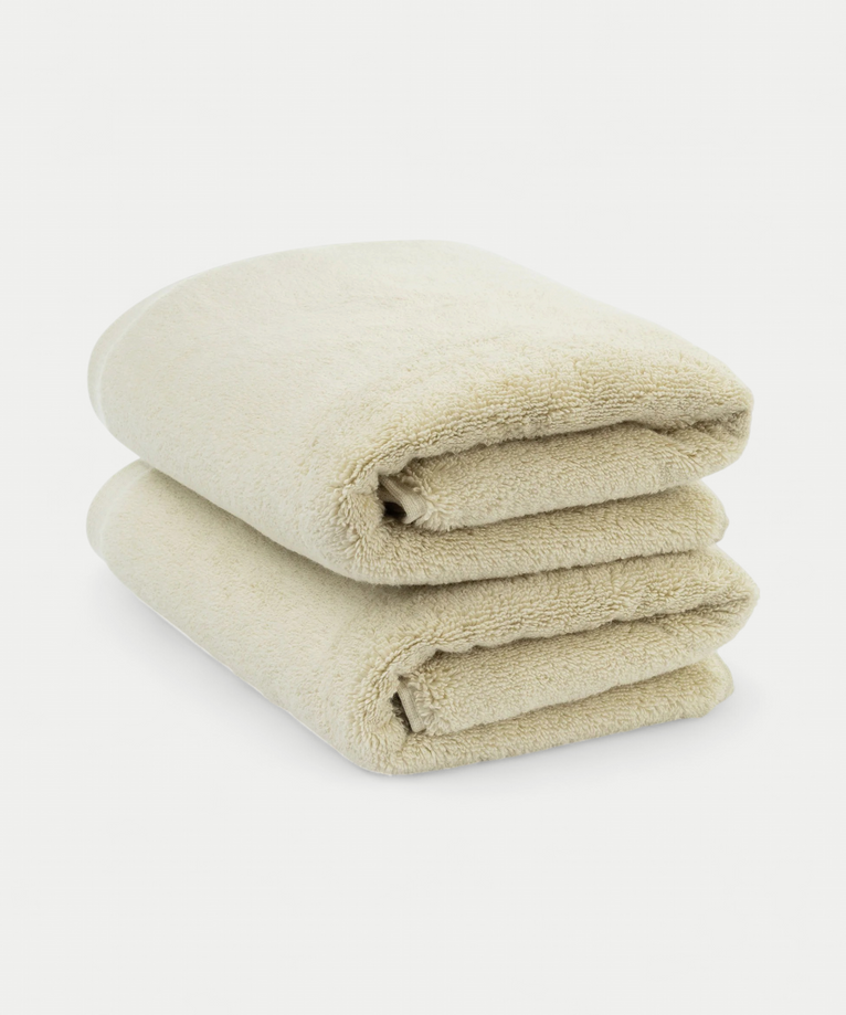 Handdoek zero-twist katoen 50x100 cm (2 st.) | Pebble Beach