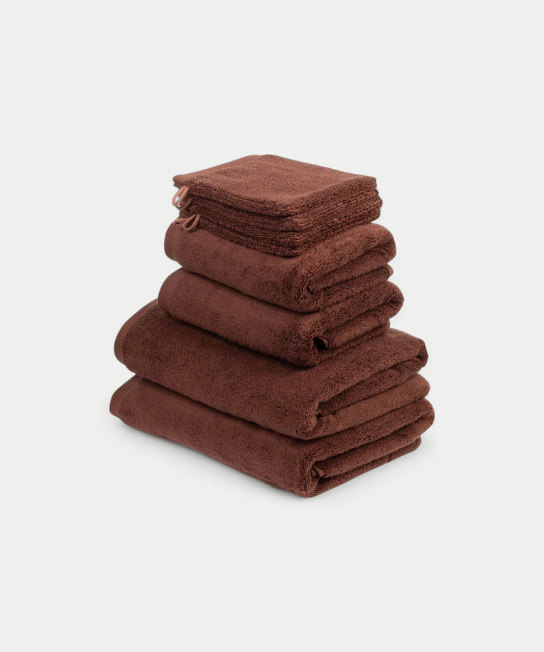 Handdoekset Deluxe (8 st.) | Chestnut