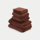 Handdoekset Deluxe (8 st.) | Chestnut