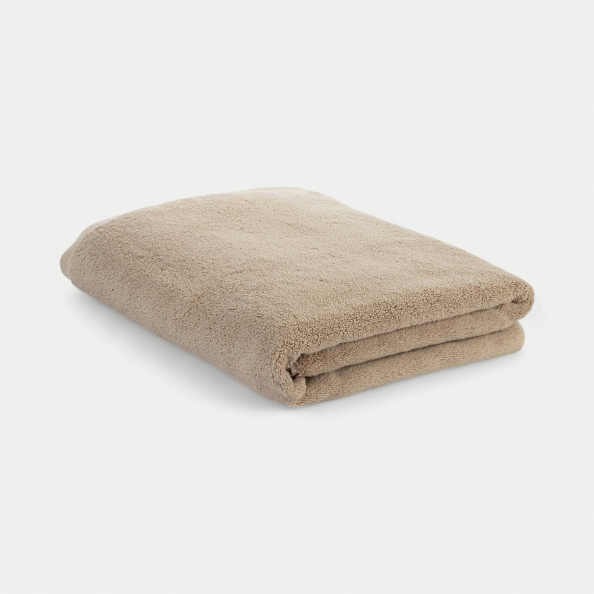 Handdoek zero-twist katoen 100x150 cm | Latte