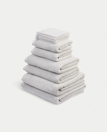Handdoekset Spa Compleet (10 st.) | Zilvergrijs