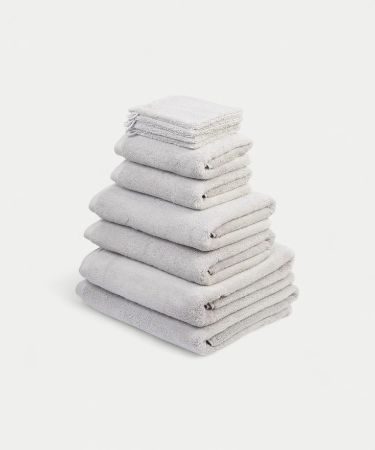 Handdoekset Spa Compleet (10 st.) | Zilvergrijs