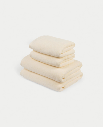 Handdoekset Essential (4 st.) | Cream