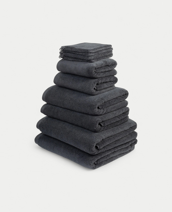 Handdoekset Spa Compleet (10 st.) | Antraciet