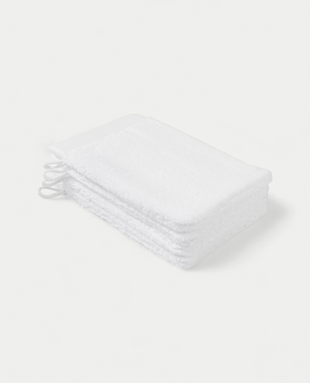 Washandje Wit 16x21 cm | 4 stuks