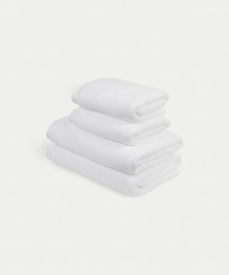 Handdoekset Essential (4 st.) | Wit