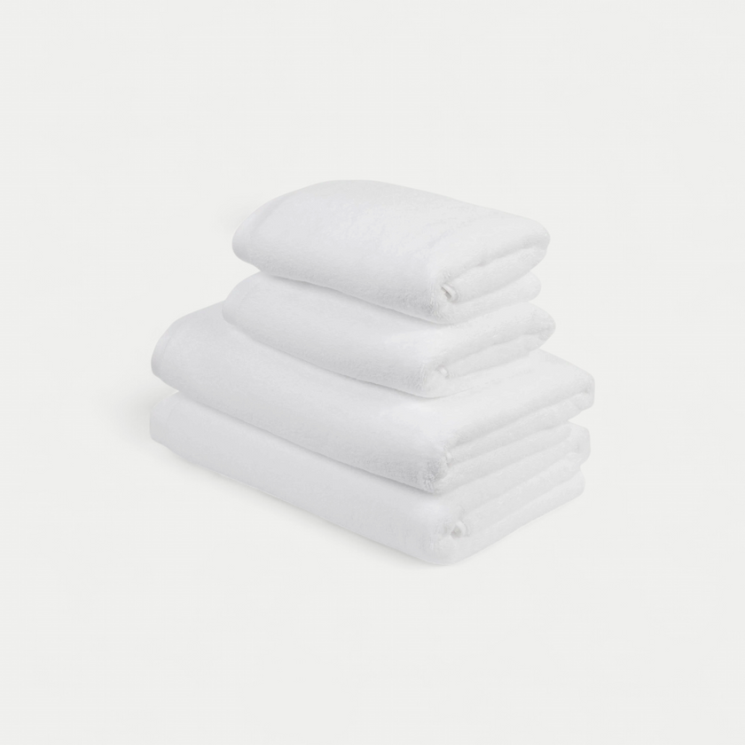 Handdoekset Essential (4 st.) | Wit