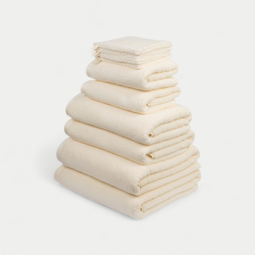 Handdoekset Spa Compleet (10 st.) | Cream