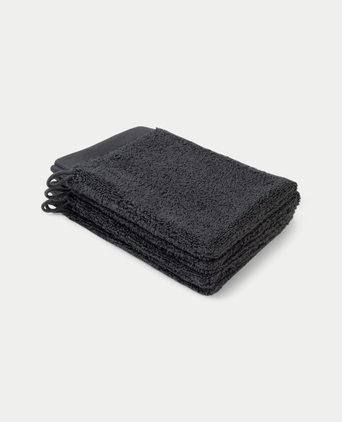 Washandje Antraciet 16x21 cm | 4 stuks
