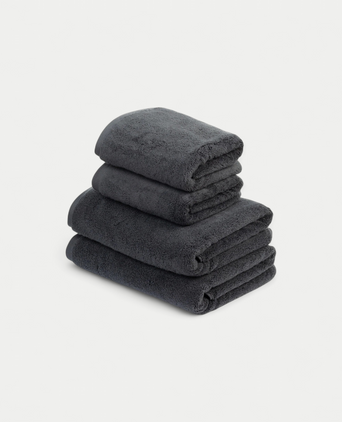 Handdoekset Essential (4 st.) | Antraciet