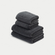 Handdoekset Essential (4 st.) | Antraciet
