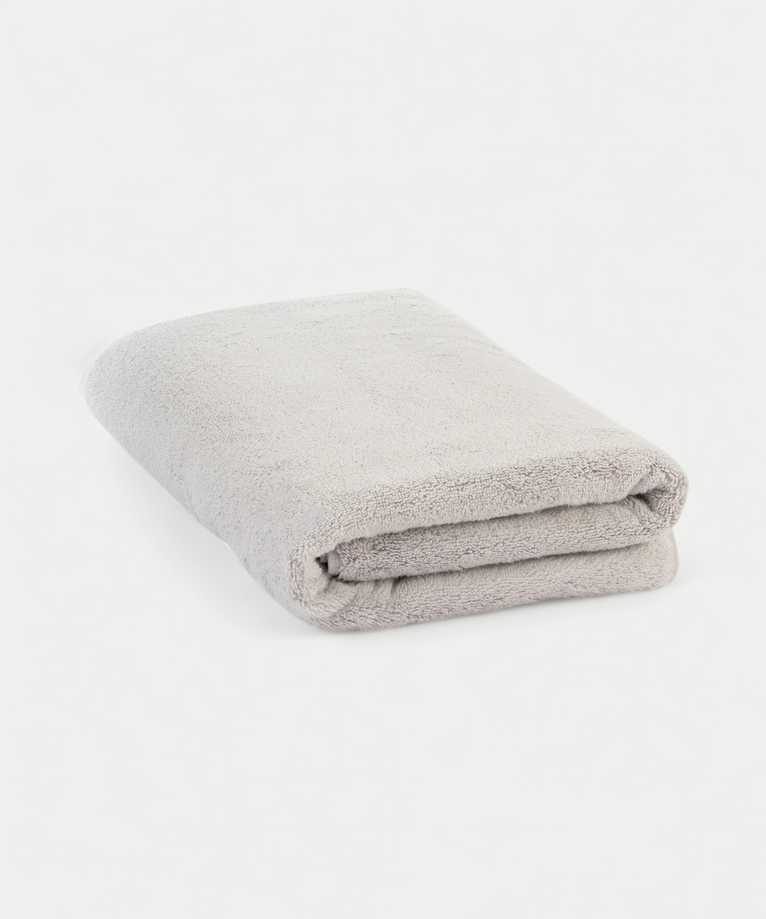 Handdoek zero-twist katoen 70x140 cm | Zilvergrijs