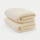 Handdoek zero-twist katoen 50x100 cm (2 st.) | Cream