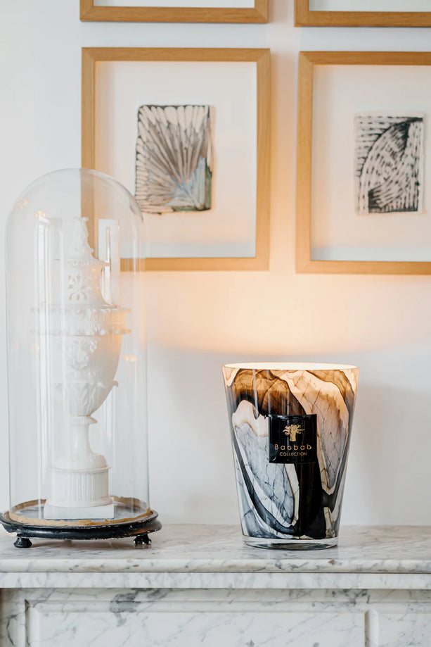 Geurkaars Marble Baobab