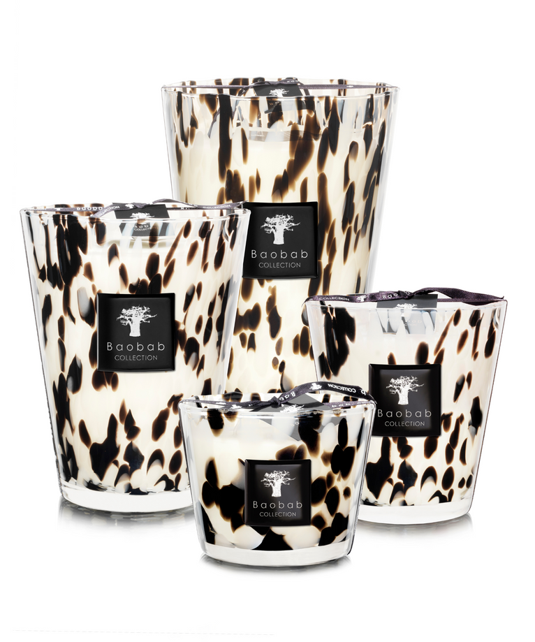 Geurkaars Black Pearls Baobab