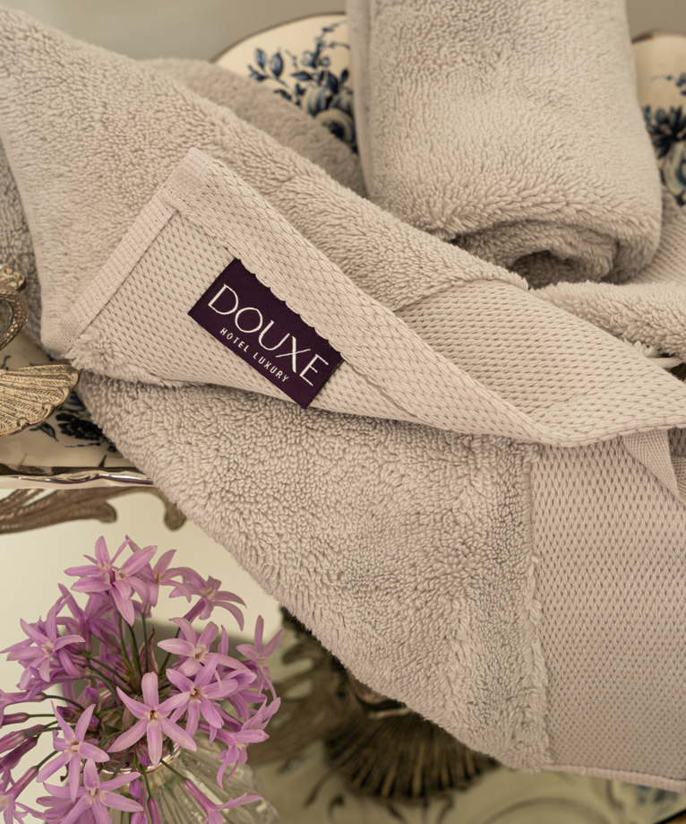Handdoek zero-twist katoen 70x140 cm | Pebble Beach